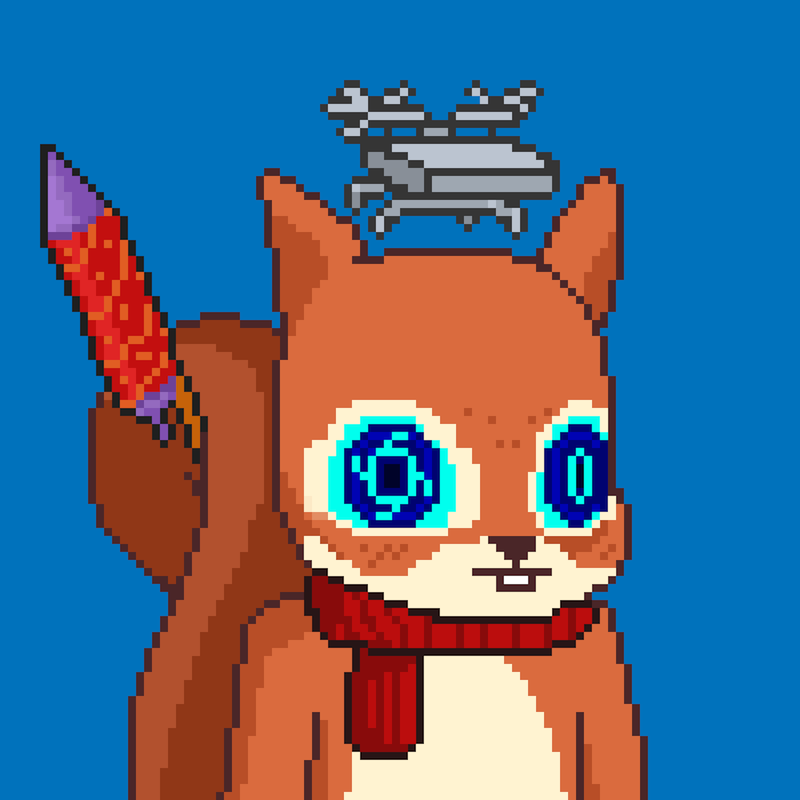 Pixel Squirrels #58
